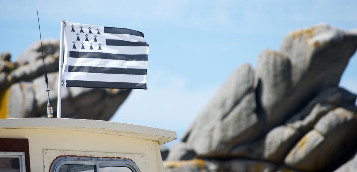 Drapeau-breton Drapeau breton bateau